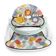 thumbnail image 4 of Fisher-Price Deluxe Sit-Me-up Floor Seat Portable Infant Chair with Toys & Tray, Beach Glass, New, 4 of 7