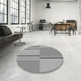thumbnail image 4 of Ahgly Company Machine Washable Indoor Rectangle Transitional Gray Cloud Gray Area Rugs, 5' x 8', 4 of 7