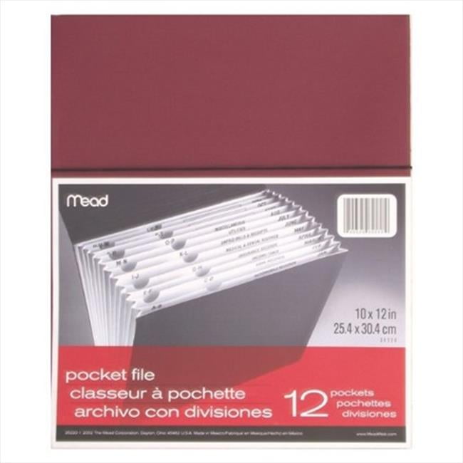 Mead Expanding File Folder 12 Pocket Walmart Canada