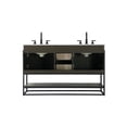 thumbnail image 7 of Elegant Lighting VF29254DMCB Caroline 54" Free Standing Double Basin Vanity Set - Brown, 7 of 7