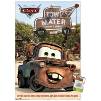 Disney Pixar Cars - Mater Wall Poster with Push Pins, 22.375" x 34"