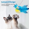 thumbnail image 4 of Methold Flappy Toy Felino Flappy Cat Toy Interactivo Chirping Bird Cat S Instinct Flappy Bird Toy Entretenido Con Flappy Cat Juguetes para gatos, 4 of 6