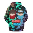 thumbnail image 3 of Cash And Nico Pullover Hoodie Casual Hooded Long Sleeves Sweatshirts Women Men, 3 of 7