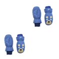 thumbnail image 1 of Manoplas impermeables para niños Kearding 6 pares dibujos animados equipo deportivo color azul 2Conjunto, 1 of 6