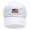 Flag-White, variant on USA Patriotic Cotton American Flag Embroidered Patch Baseball Cap Hat