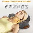 thumbnail image 5 of Callixe Thera Pillow, 3-In-1 Callixe Thera Pillow Massage Neck Hump with Heat & Gentle Traction,Relaxing Neck & Shoulder Support with Vibration Massage, Ergonomic Cervical Neck Memory Foam Pillow, 5 of 8