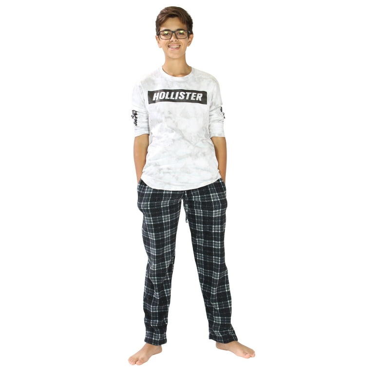 Real Essentials Boys Super-Soft Fleece 3-Pack Pajama Pant Sizes 5-18 