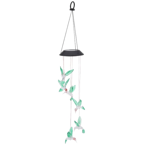 Luz de campana de viento para decoración de jardín, campana de viento solar Trochilus, campana de viento solar, luz de campana de viento, funcionalidad de alta precisión