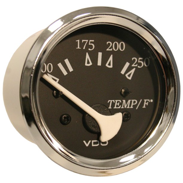 VDO ALLENTARE BLACK 250F WATER TEMPERATURE GAUGE USE WITH