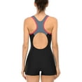 thumbnail image 2 of Women Boyleg One Piece Swimsuit Sport Swimming Suit, 2 of 7