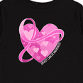thumbnail image 4 of Inktastic Breast Cancer Awareness Pink Ribbon Around Heart Boys or Girls Long Sleeve Toddler T-Shirt, 4 of 5
