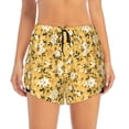 thumbnail image 4 of Lsque Daisies Flowers Printed Women's Running Shorts with Liner Pockets,Elastic Quick Dry Workout Athletic Gym Yoga Shorts,Womens High Waist Shorts-X-Large, 4 of 9