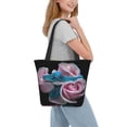 thumbnail image 2 of Disketp Blue Lipped Pit Viper And Three Pink Roses for Women’s Casual Shoulder Tote Bag Cross-body Handbags for Shopping, Travel and Daily Use, 2 of 6