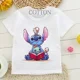 thumbnail image 4 of Camiseta de algodón para niños, camiseta de dibujos animados de Disney Lilo Stitch, camiseta de manga linda de Stitch, camiseta gráfica Y2k, camisetas para niñas y niños, 4 of 5