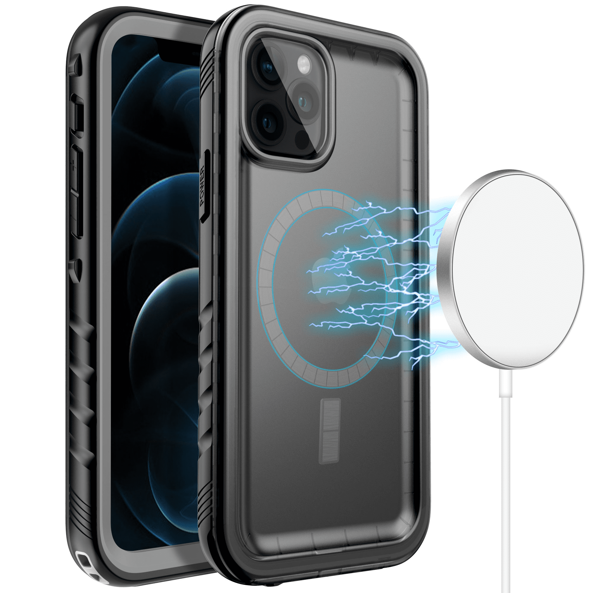 SPORTLINK Waterproof Case for iPhone 12 Pro Max with MagSafe Support