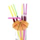 thumbnail image 3 of Pajitas para beber paraguas, 200 Uds., pajitas flexibles, pajitas flexibles/flexibles, pajitas de plástico largas de colores, pajitas de plástico desechables, 3 of 5