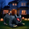 thumbnail image 2 of UBesGoo 6.5'  Halloween Black Cat Inflatable Moving Head, Halloween Decorations Blow Up Yard Decor Built-in LEDs for Holiday Party, 2 of 8