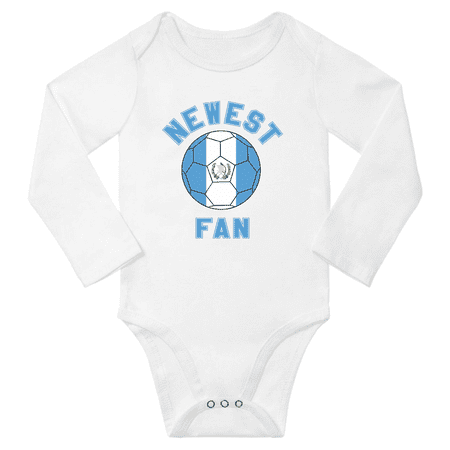 

Newest Guatemala Soccer Football Fan Boy Girl Baby Long Sleeve Bodysuits (White 18 Months)