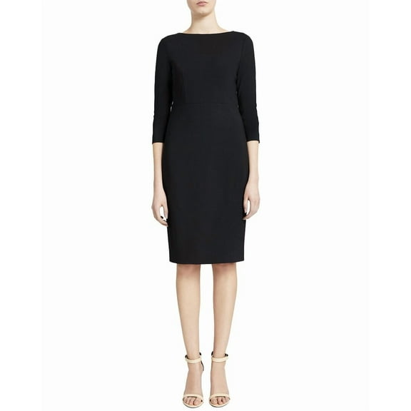 Theory womens  Wool-Blend Varetta Dress, 8, Black