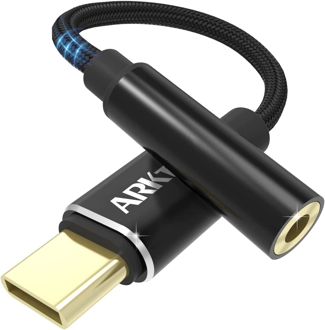 Koncession Bane Vedholdende USB C to 3.5MM Audio Adapter - USB Type C to AUX Headphone Jack Hi-Res DAC  Cable Adapter for Pixel 4 Samsung Galaxy S21 - Walmart.com