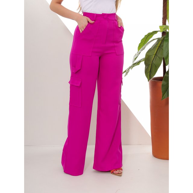 pantalones cargo con bolsillos Deng Xun unisex