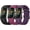 Black,Wine red,Purple, variant on MYKOMI 3PCS Silicone Breathable Replacement Watchbands Compatible with Fitbit Charge 6/Charge 5 Smartwatch