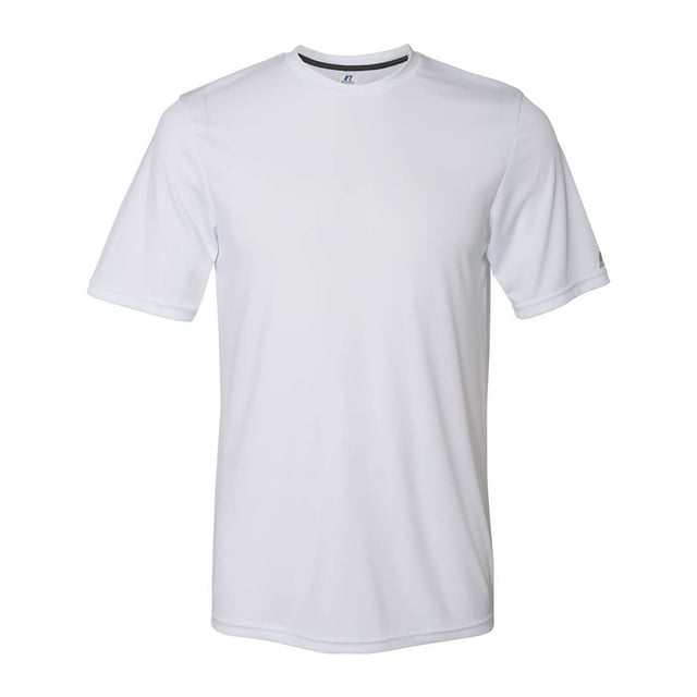 Russell Athletic Core Performance Short Sleeve T-Shirt, S, White