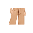 thumbnail image 2 of ALFANI Womens Brown Belted Zippered Wide Leg Pants 4, 2 of 3