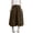 Coffee, variant on Qiopertar Plus Size High Waist Casual Pleated Palazzo Pants for Women Oversized Wide Leg Lounge Pants Elastic Waist Ankle Length Comfy Trousers, Coffee 3XL