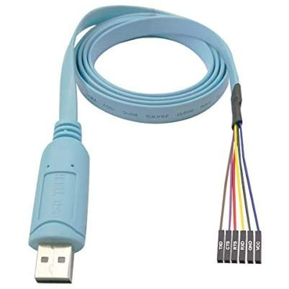 DSD TECH SH-U09BL USB to TTL Serial Cable with CP2102N Chip 1.2M/4FT