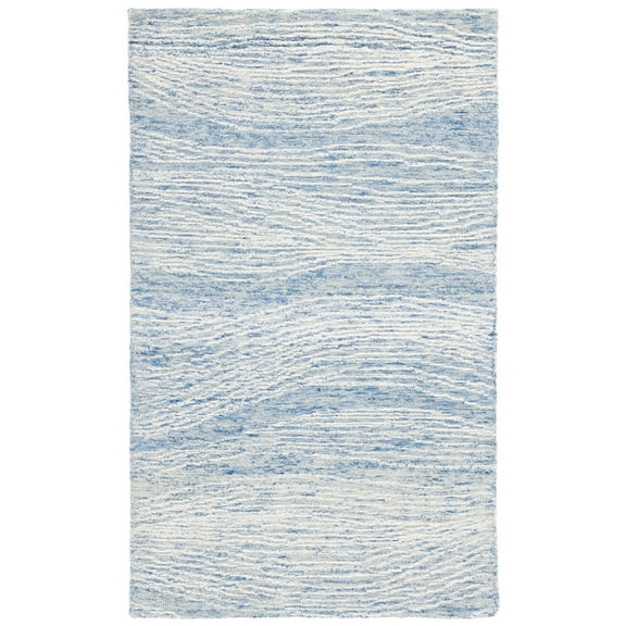 SAFAVIEH Metro Bridget Abstract Area Rug, Blue/Ivory, 2' x 3'