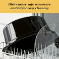 thumbnail image 3 of 4 Quart Travel Proof Cook and Carry Programmable Slow Cooker with Locking Lid, Convenient Handles, and Digital Display, Stainless Steel, 3 of 8