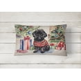 thumbnail image 3 of Carolines Treasures DAC1210PW1216 16 x 12 in. Unisex Affenpinscher Christmas Fabric Decorative Pillow, 3 of 4