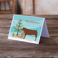 thumbnail image 2 of Duroc Pig Christmas Greeting Cards and Envelopes Pack of 8, 2 of 2