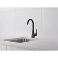thumbnail image 3 of Peerless P1819lf Xander 1.5 GPM Single Hole Bar Faucet - Black, 3 of 3