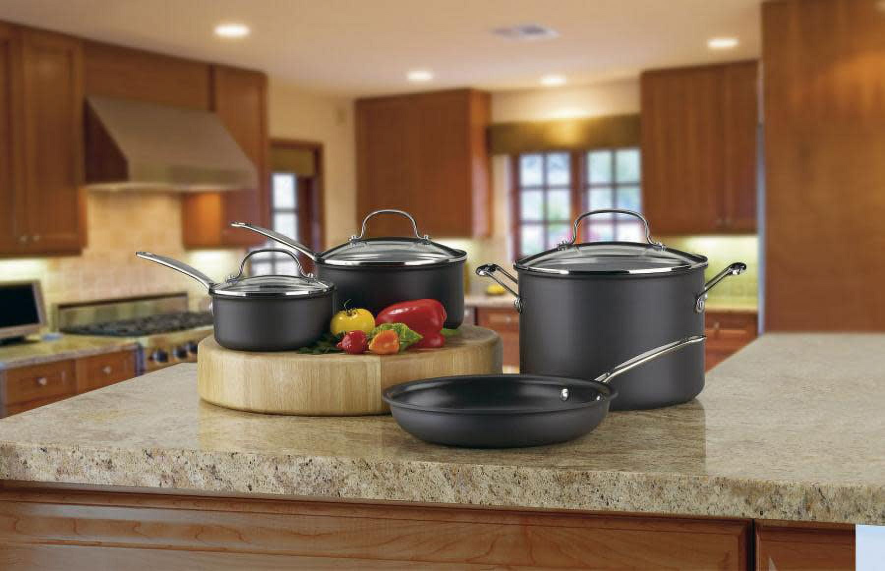 Cuisinart 667P1 Chef's Classic Nonstick Hard Anodized 7 Piece Set