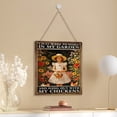 thumbnail image 4 of I Just Want To Work In My Garden And Hang Out With My Chickens Square Hanging Wooden Sign 12x12 Inches Rustic Farmhouse Wall Decor for Bedroom Living Room Kitchen Dinning Room Bathroom, 4 of 8