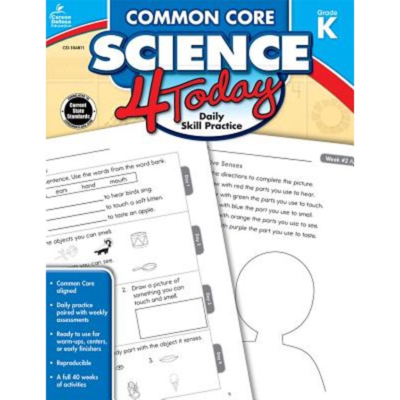 Pre-Owned Common Core Science 4 Today, Grade K (Paperback) 1483811239 9781483811239