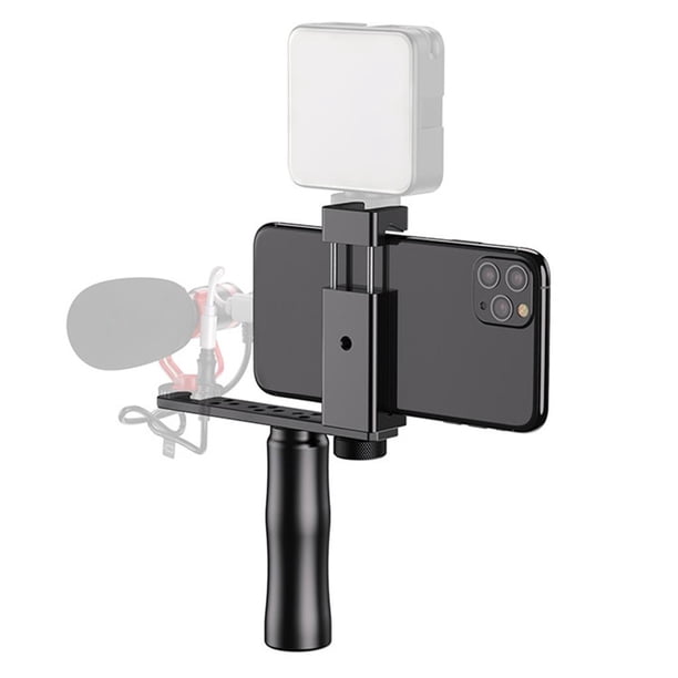 Sidaley Universal teléfono móvil fotografía mango una sola mano grabación de vídeo soporte de Metal estabilizador para Smartphone DSLR SLR Electrónica