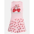 thumbnail image 5 of Disney Minnie Mouse Women's Graphic Tank Top and Shorts Set, 2-Piece, Sizes XXS-XXL, 5 of 5