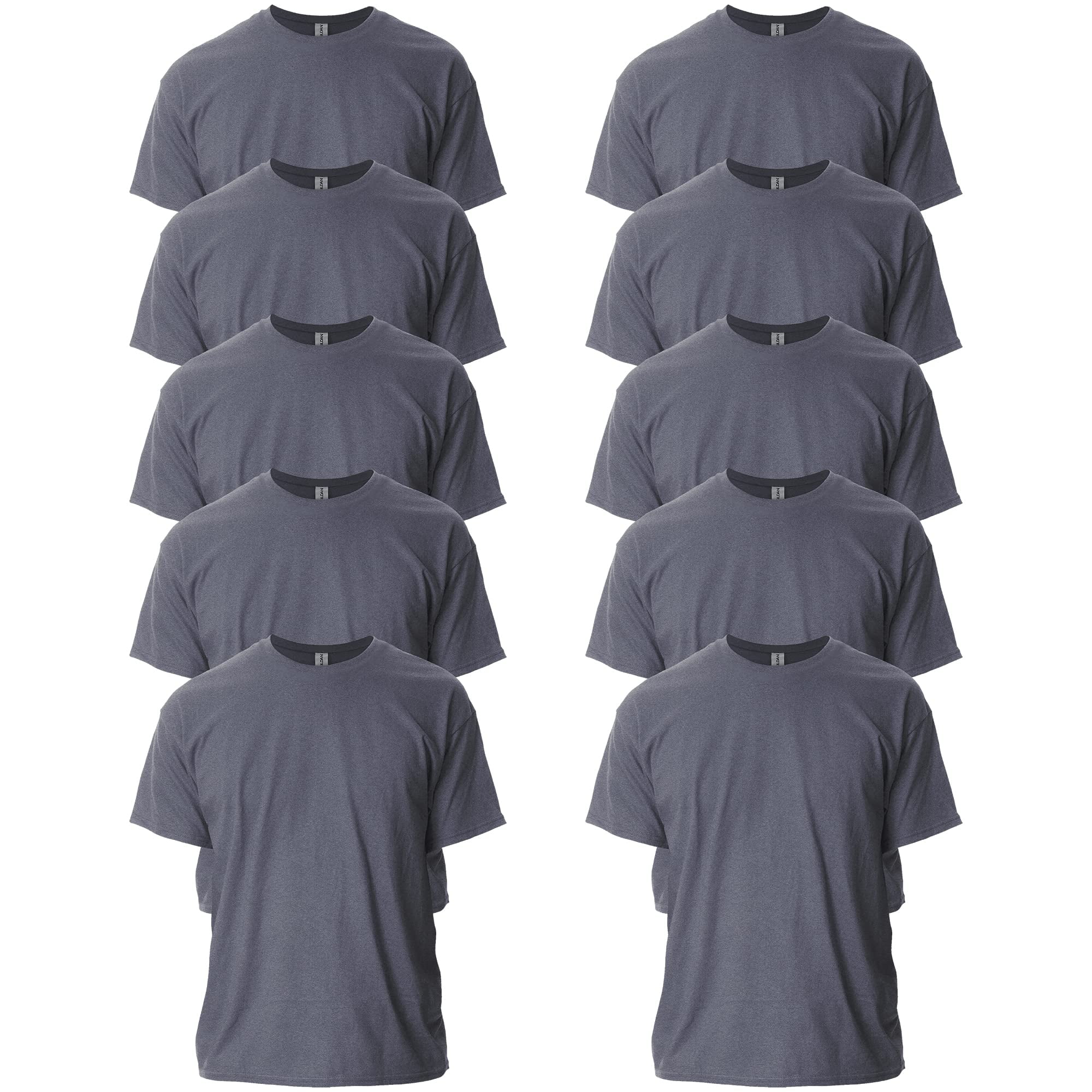 Gildan Adult Ultra Cotton TShirt, Style G2000, Multipack, Dark Heather