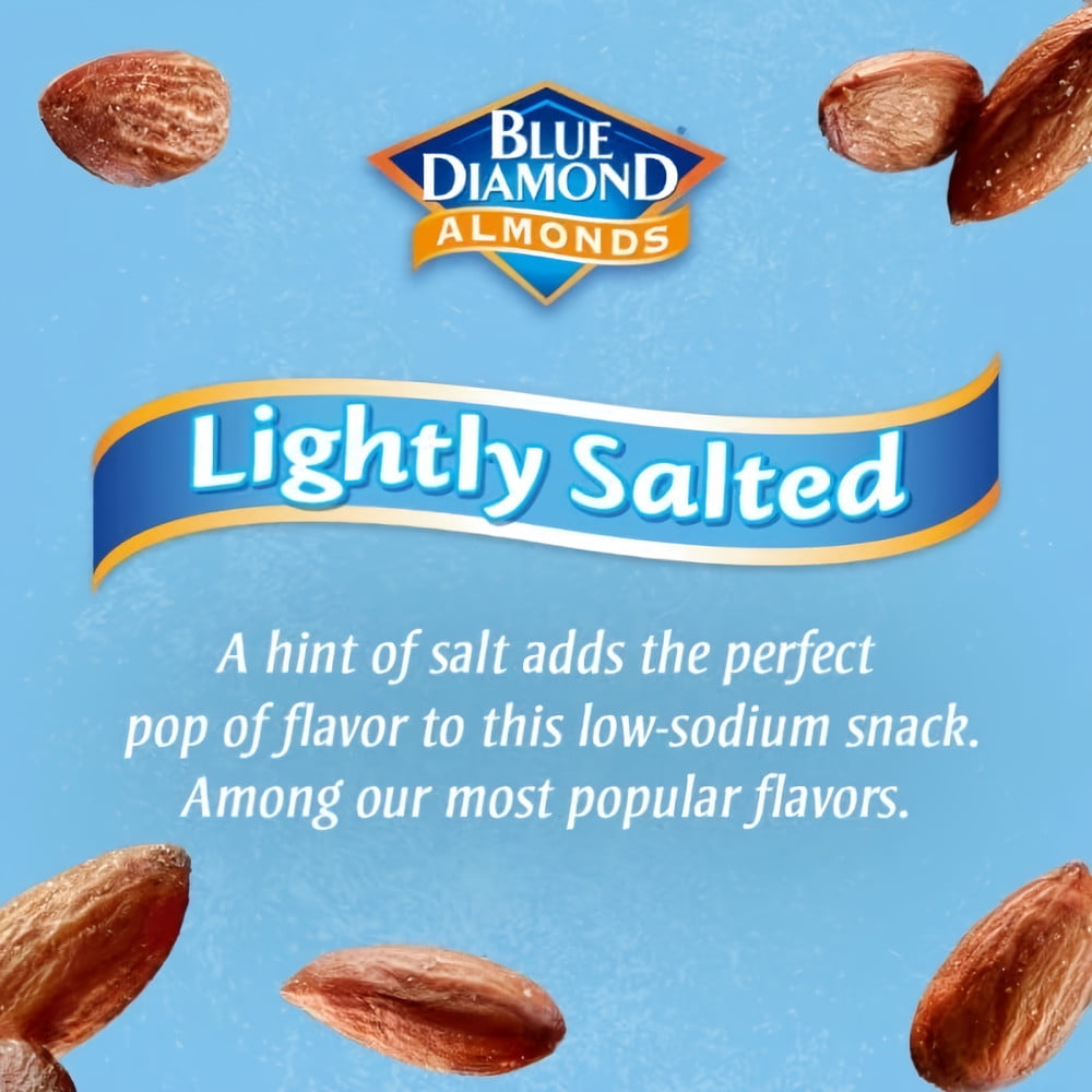 Blue Diamond Lightly Salted Almonds (Pack of 48)