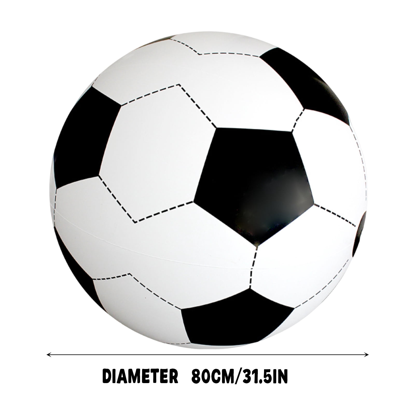 Floating Ball Toys, Soccer Beach Ball, Size 5 Soccer Ball, Pool Toys, Sports & Outdoor, Vinyl Material, 31 in Diameter, 1 Pc