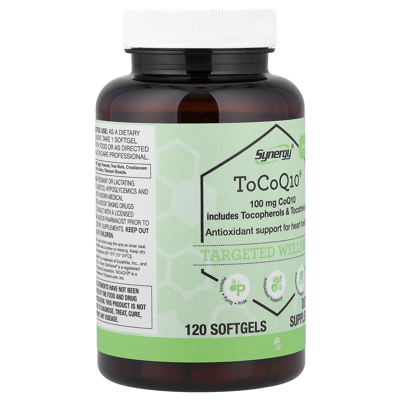 Vitacost Synergy®, ToCoQ10®, 120 Softgels