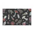 thumbnail image 3 of Dazzling Non-Slip & Cushioned Red Mushroom Kitchen Rugs & Mats, Set of 2 - Perfect Boho Style for Kitchen, Bathroom, Laundry - Adds Charm to Your Home Decor, Sizes 17x30 & 17x47 inches, 3 of 7