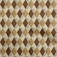 thumbnail image 1 of oneOone Rayon Light Brown Fabric Check Argyle Craft Projects Decor Fabric Printed By The Yard 56 Inch Wide, 1 of 4