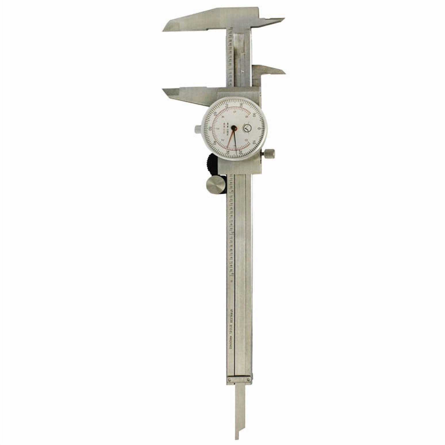 6" Shockproof Dual Reading Dial Caliper Stainless Steel Accurate to 0.001"