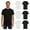 6 Pack Black and White, variant on 6 Pack Men's Solid Colors Cotton T-Shirts Short Sleeve Lightweight Tees, Bulk (White, X-Large)