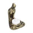 thumbnail image 3 of Candelabro escultura de meditación de resina imagen de yoga seguro no tóxico con vela electrónica para decoración del hogar adorno para decoración de oficina ANGGREK Otros, 3 of 8