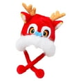 thumbnail image 3 of Gorro con orejeras de peluche de animal para invierno, ideal como regalo de cumpleaños para mujeres y niñas. Estilo A, 3 of 9